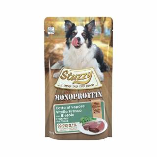 Stuzzy Monoprotein Pies 150g 8405 cielęcina botwina - saszetka dla psa